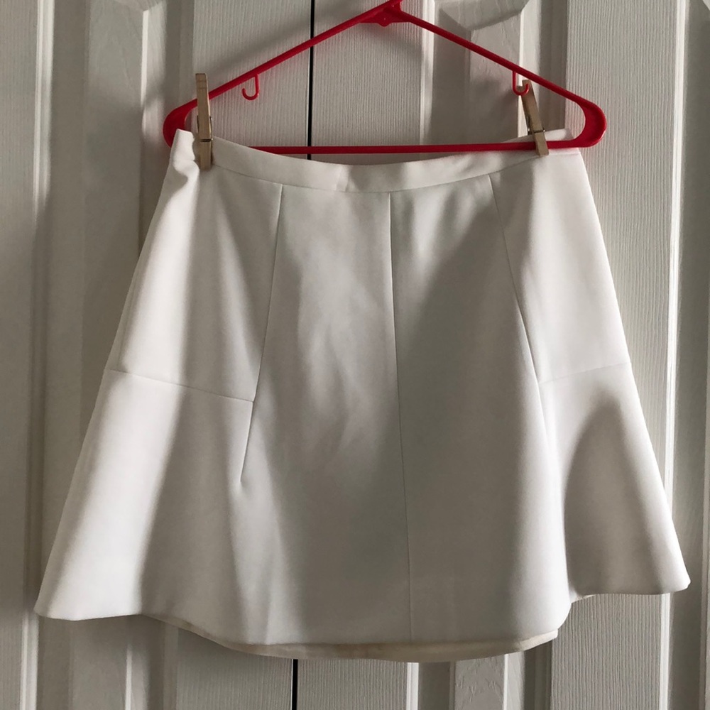 J.Crew Cream Lined Skirt